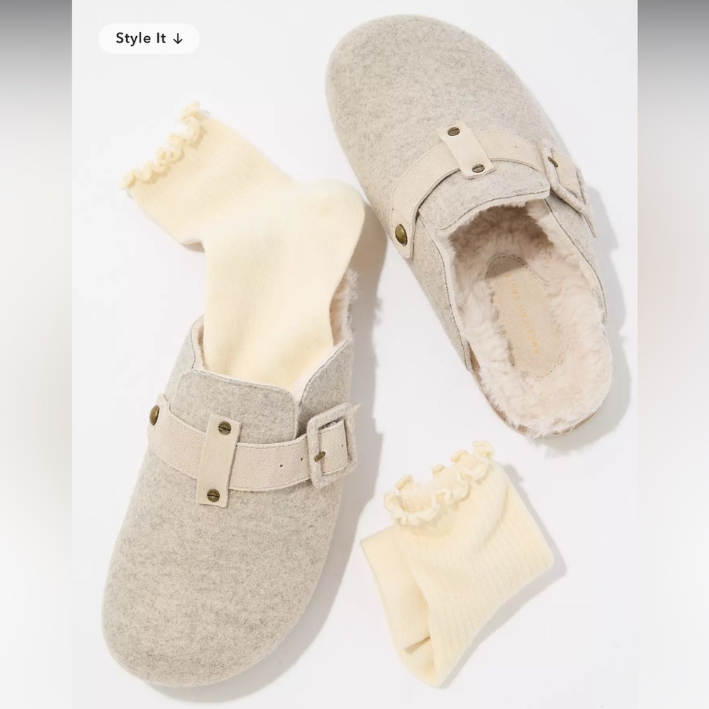 American Eagle Felt Clog - Stone - Picture 4 of 5